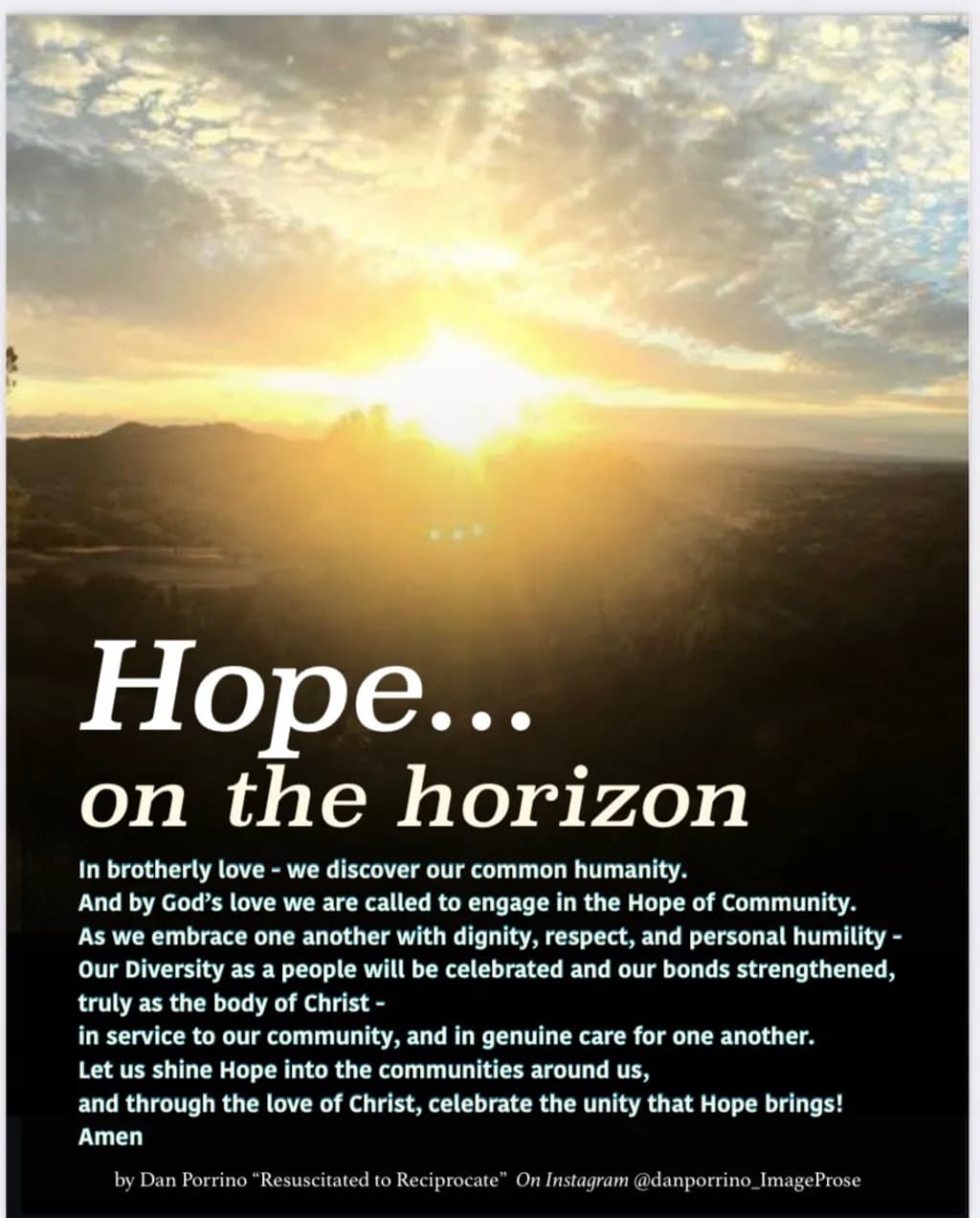 Hope on the Horizon