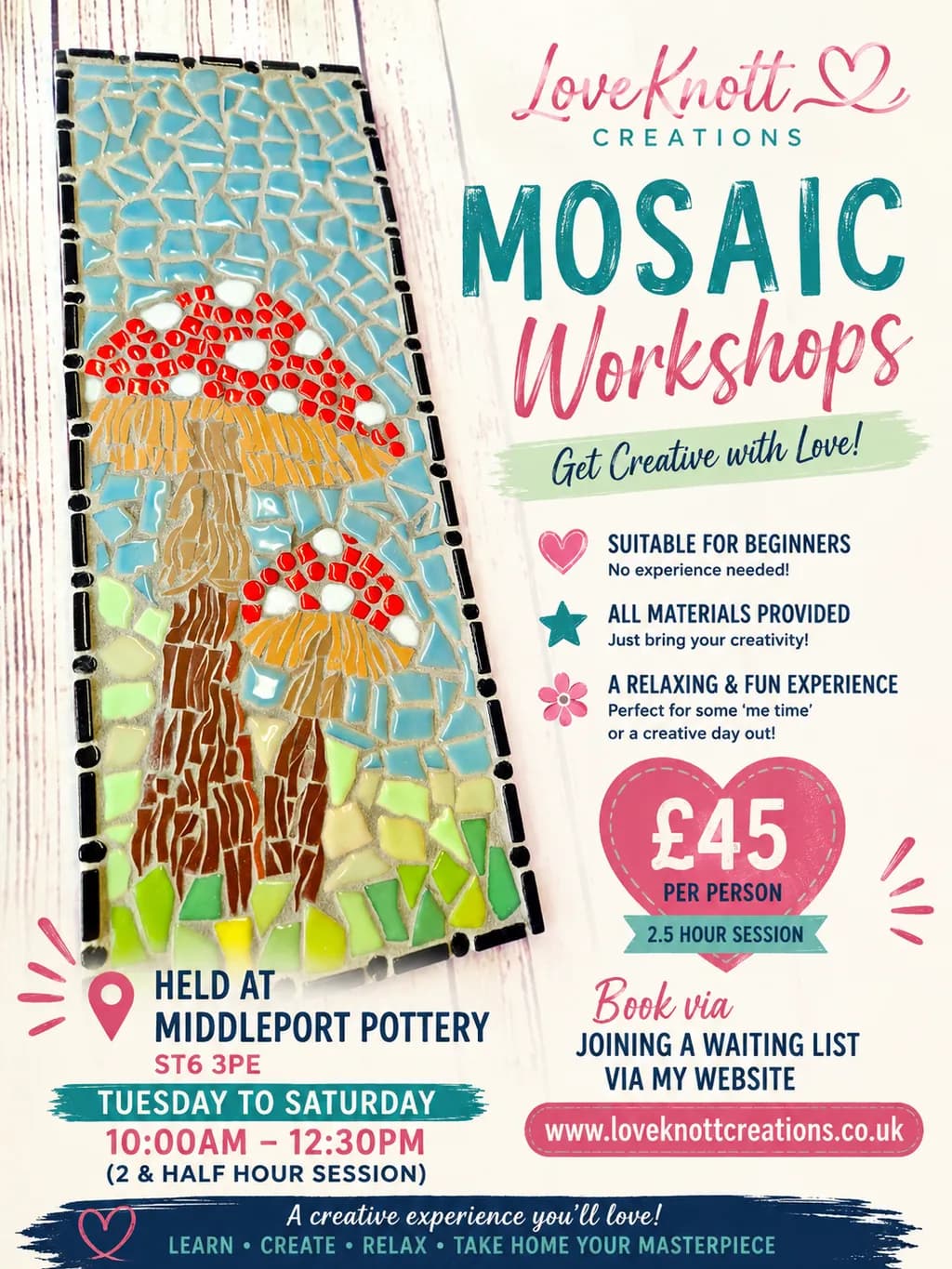 Mosaic Mushrooms