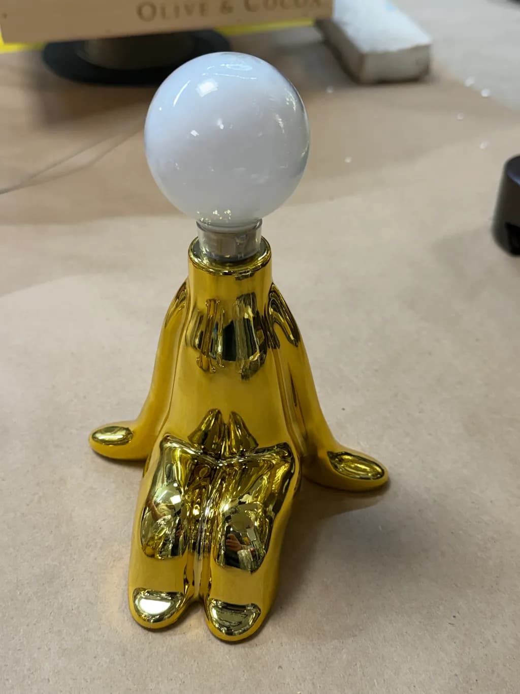 Golden Bloom Lamp