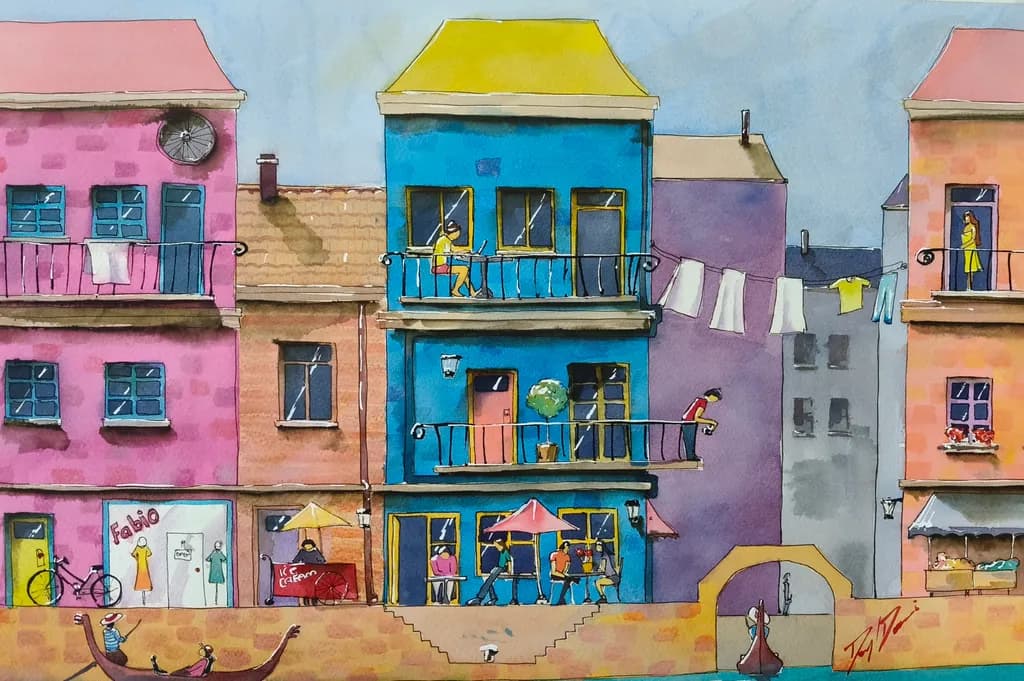Colorful Community Life