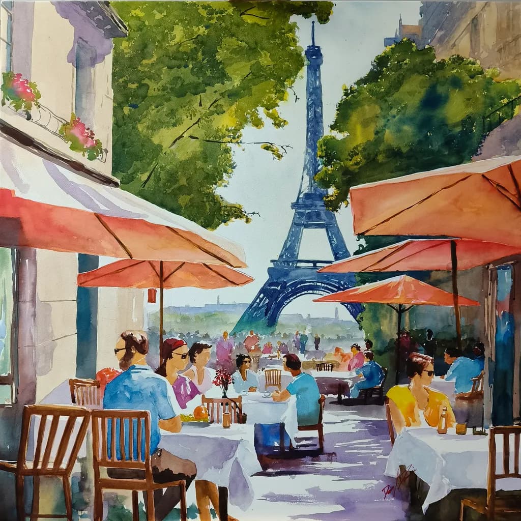 Parisian Café Escape