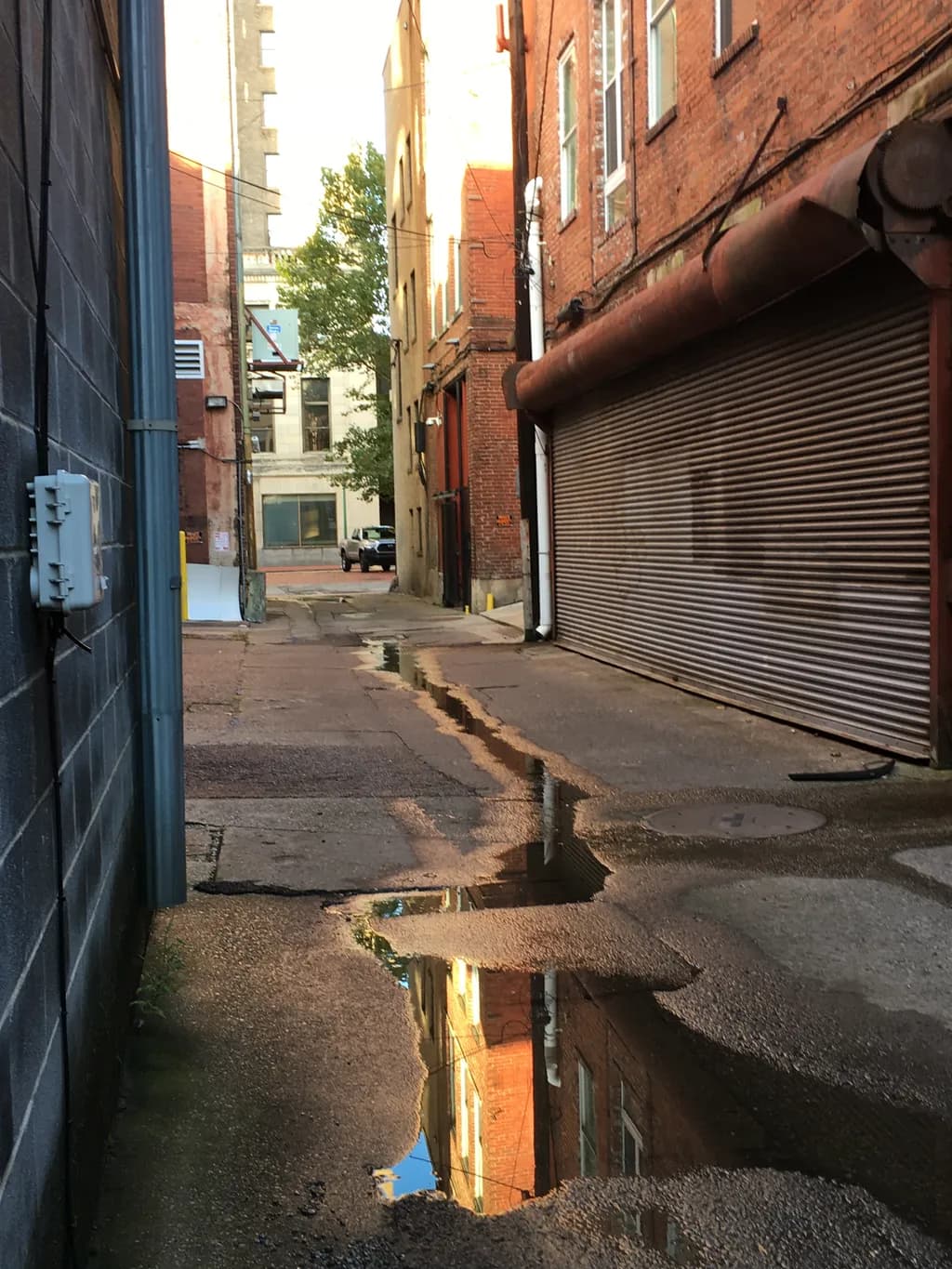 CharleyTown Alley Reflection