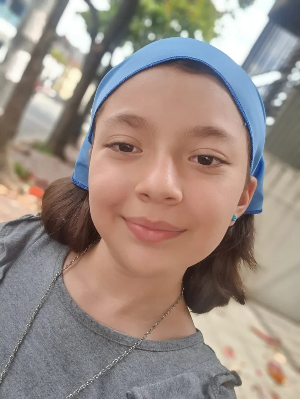 Blue Smile Portrait