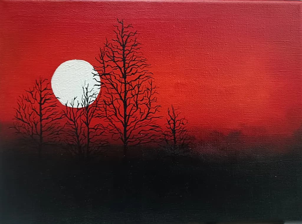 Crimson Moonrise