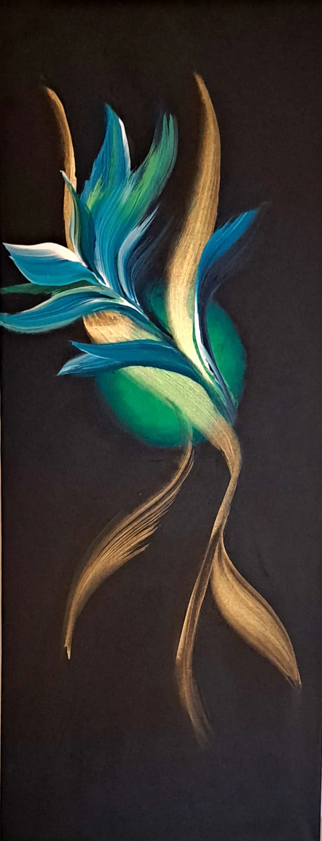 Blue Gold Bloom