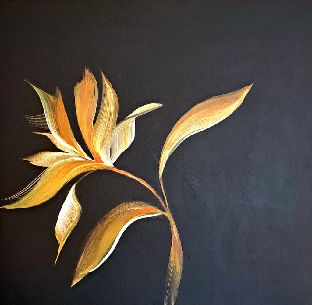 Golden Petal Flow
