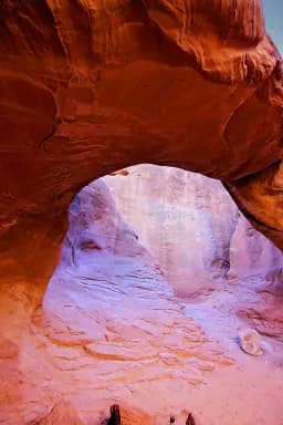 Ethereal Light Rock Arch