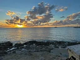 Rocky Shore Sunset