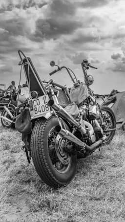 Vintage Motorcycle Field