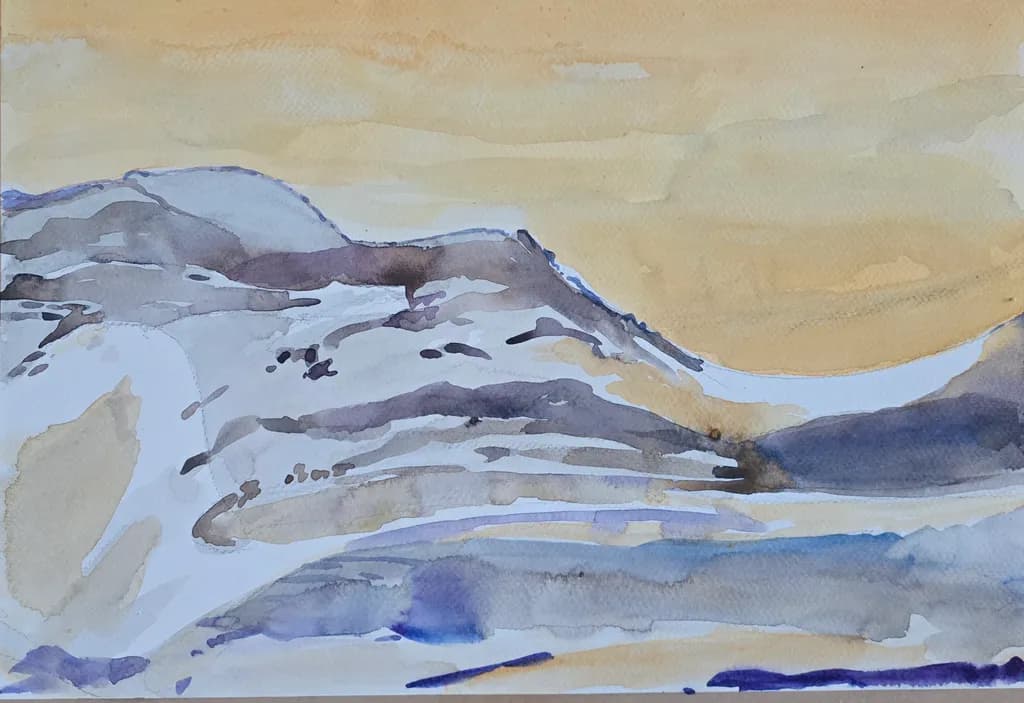 Muted Mountainscape