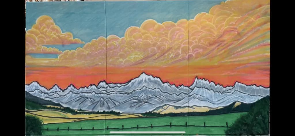 Alpenglow Panorama