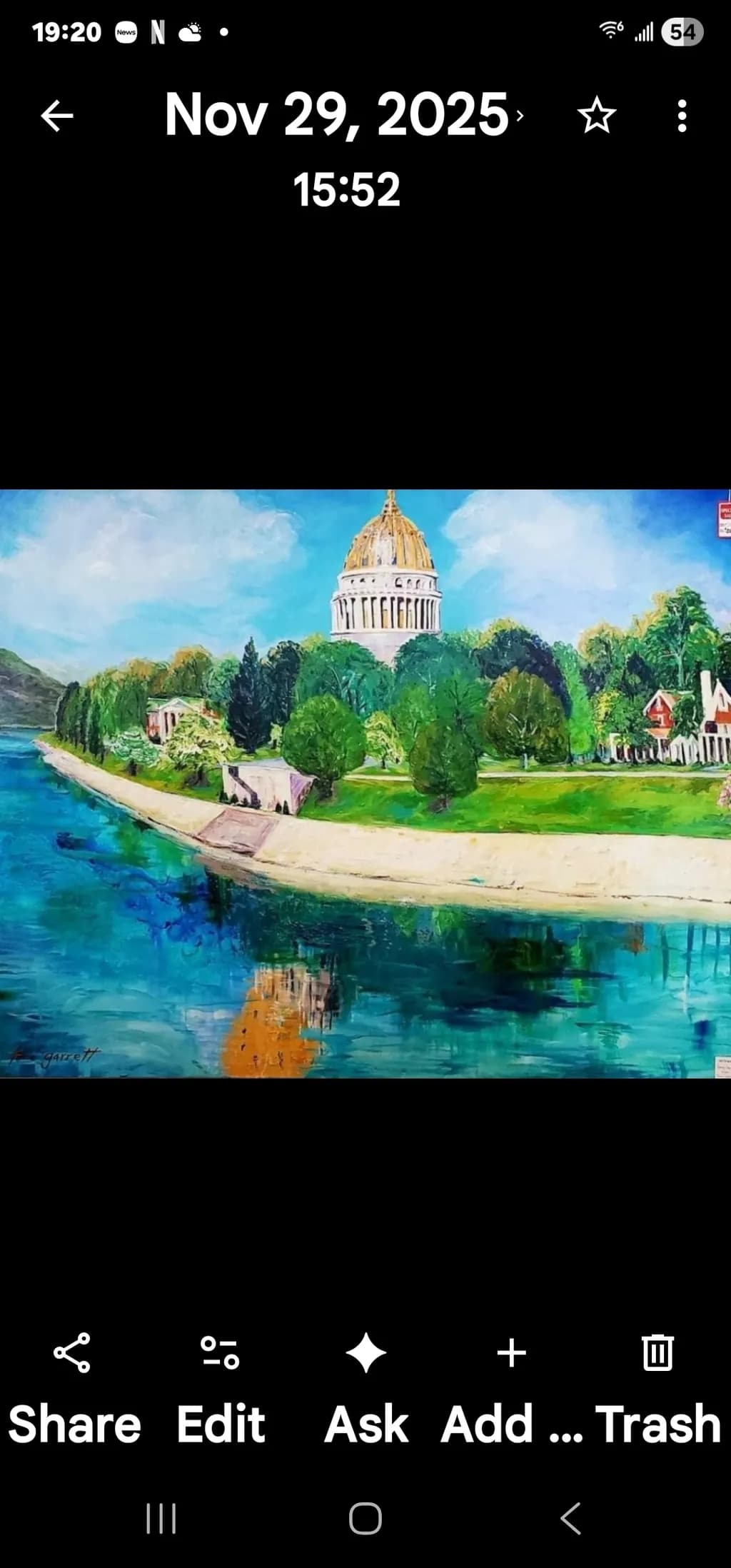 Riverbank Capitol Reflection