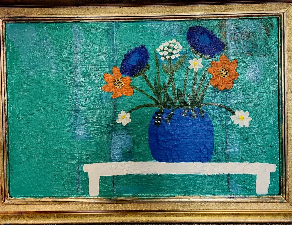Blue Vase Bouquet