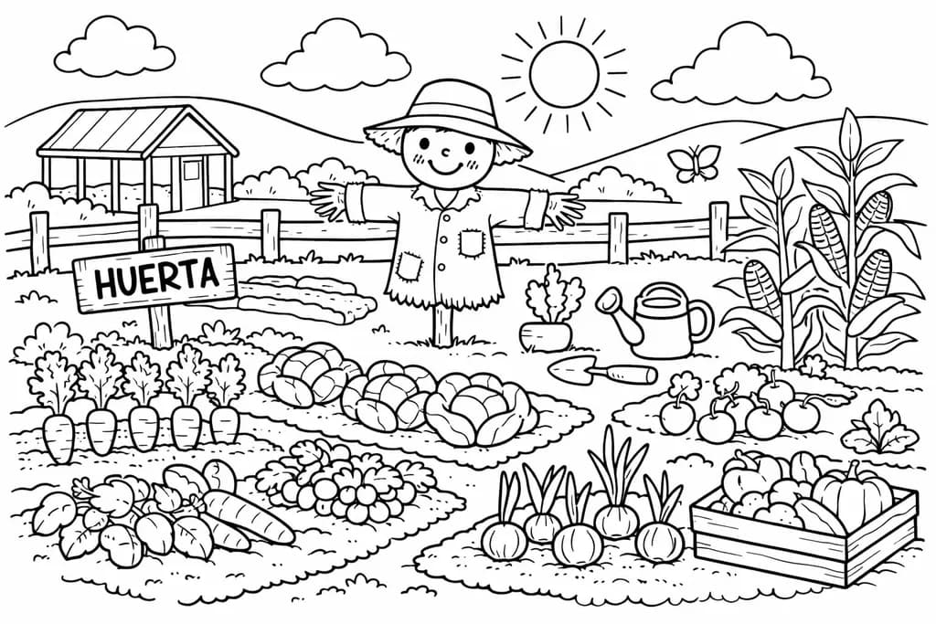Huerta Garden Scene
