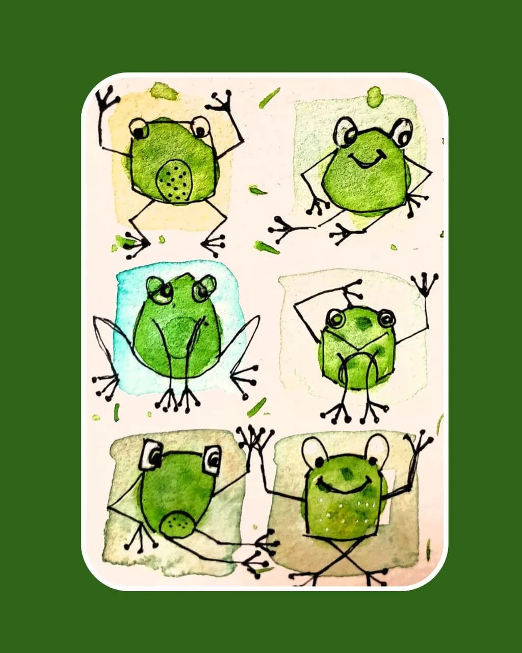 Kikkers Playful Frogs