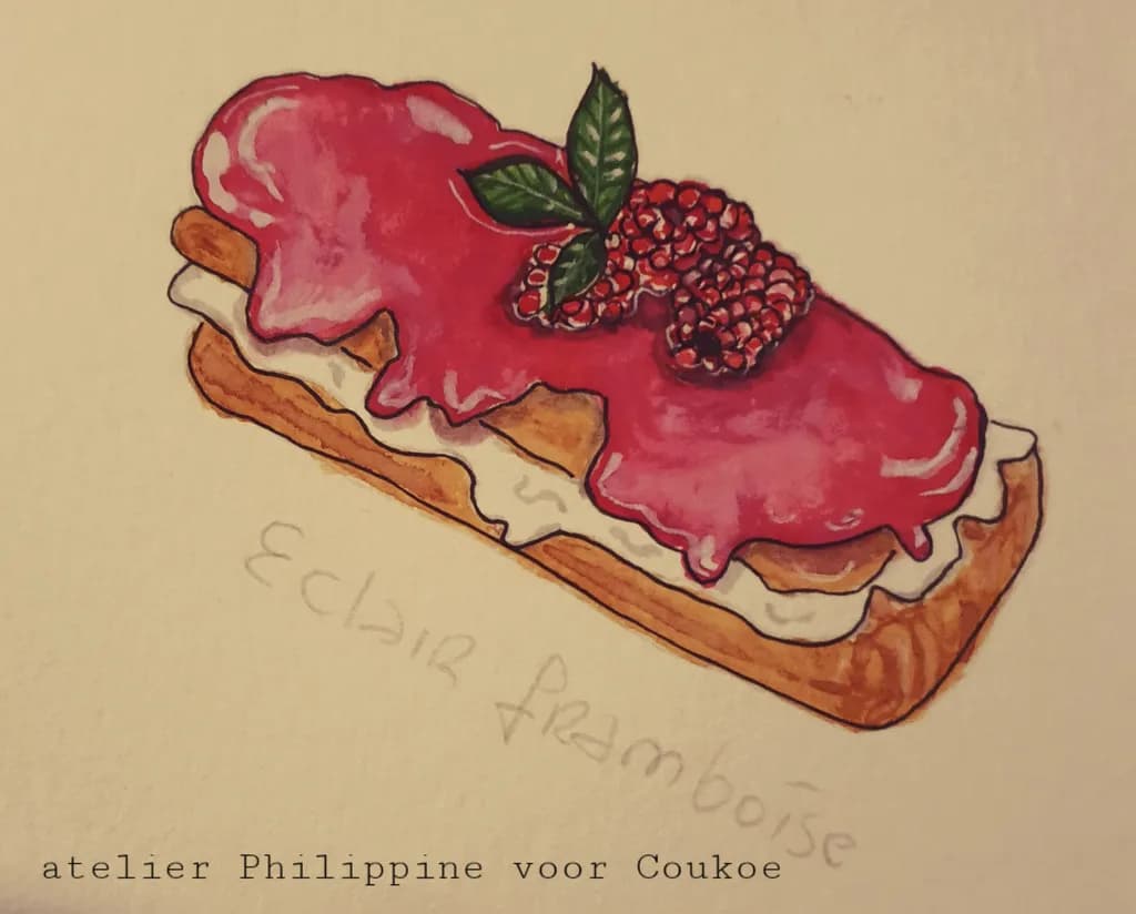 Raspberry Éclair