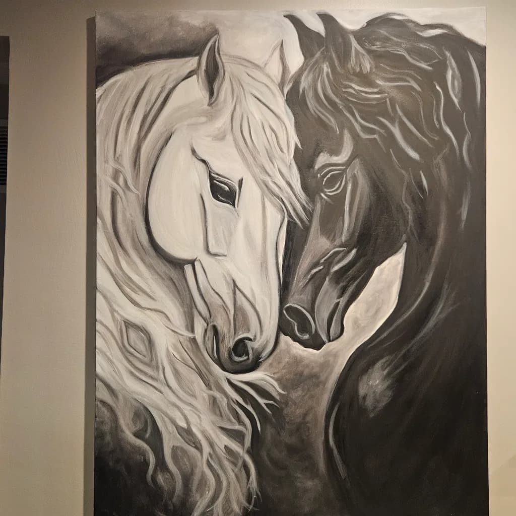 Yin and Yang Horses