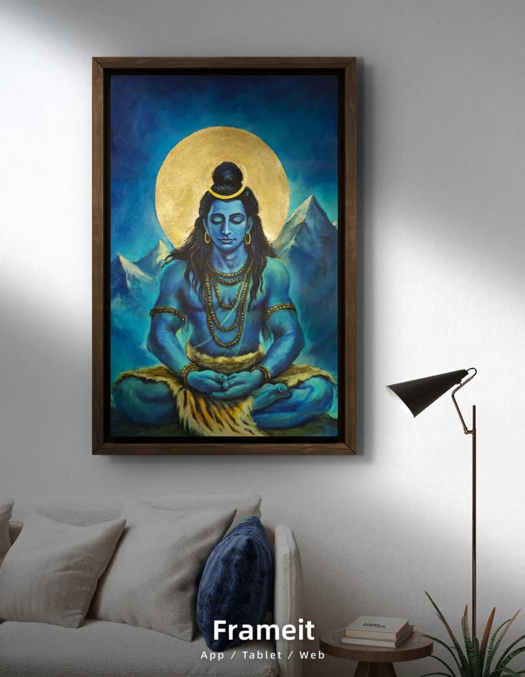 Meditative Blue Aura