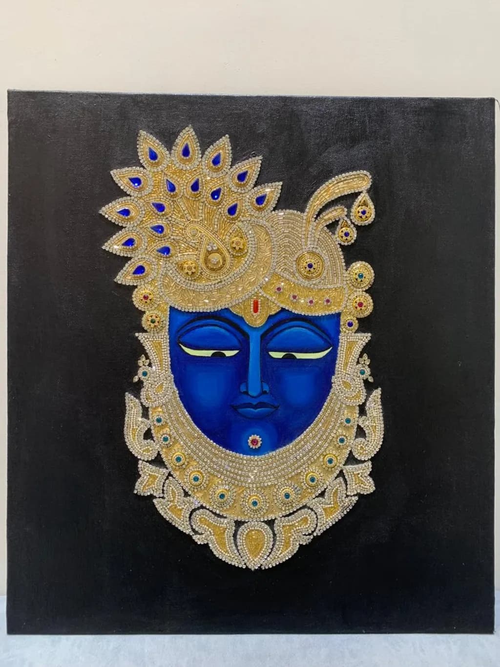 Golden Krishna Blue