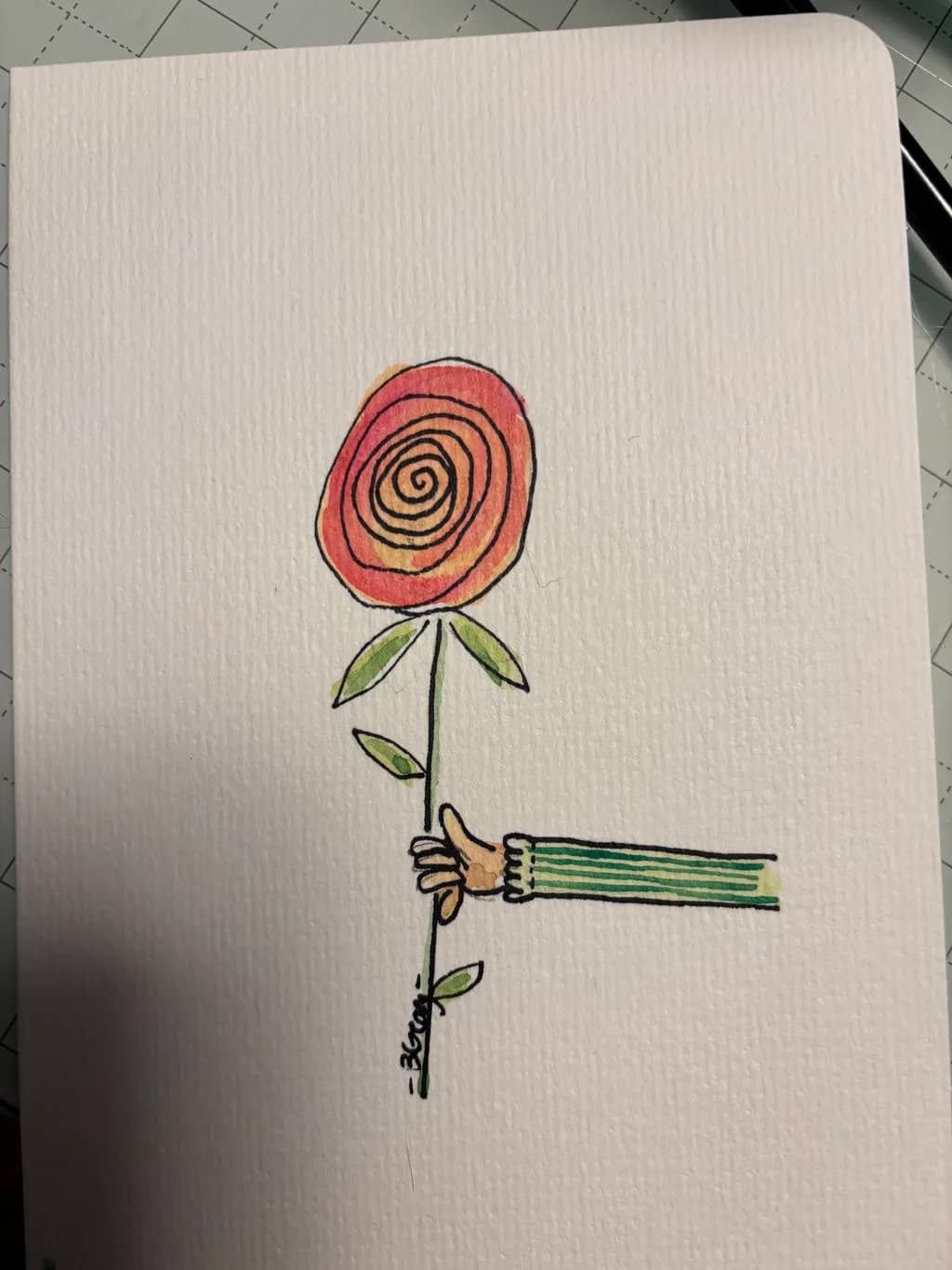 Spiral Rose Gift