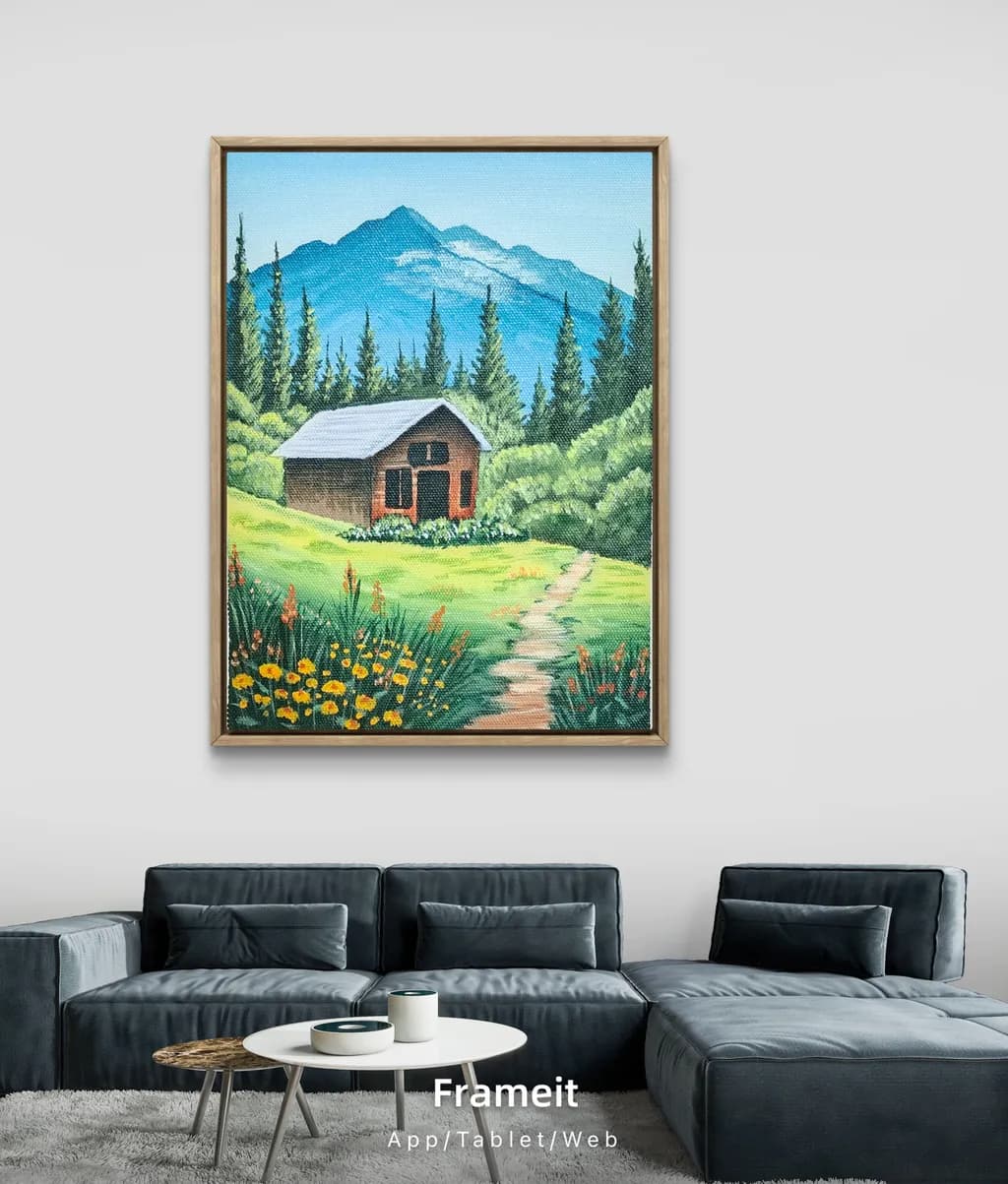 Mountain Cabin Meadow