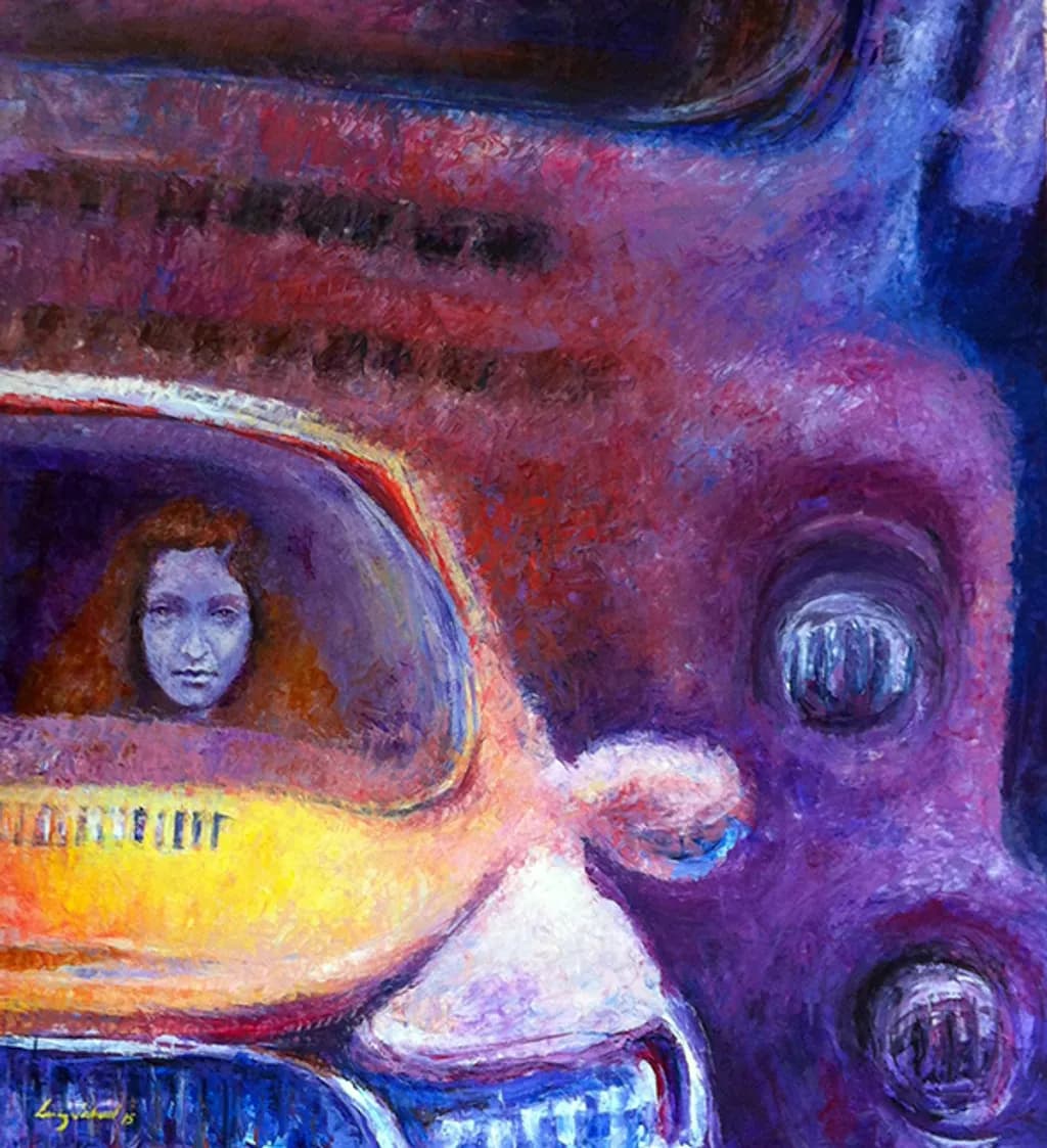 Portrait in Purple Brass