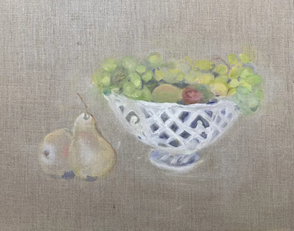 Linen Basket Still Life