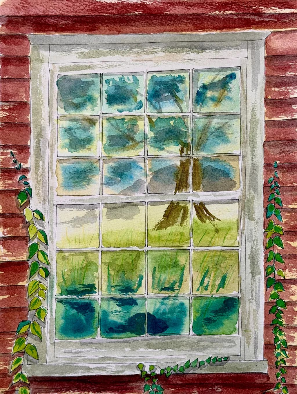 Reflections Through Glass