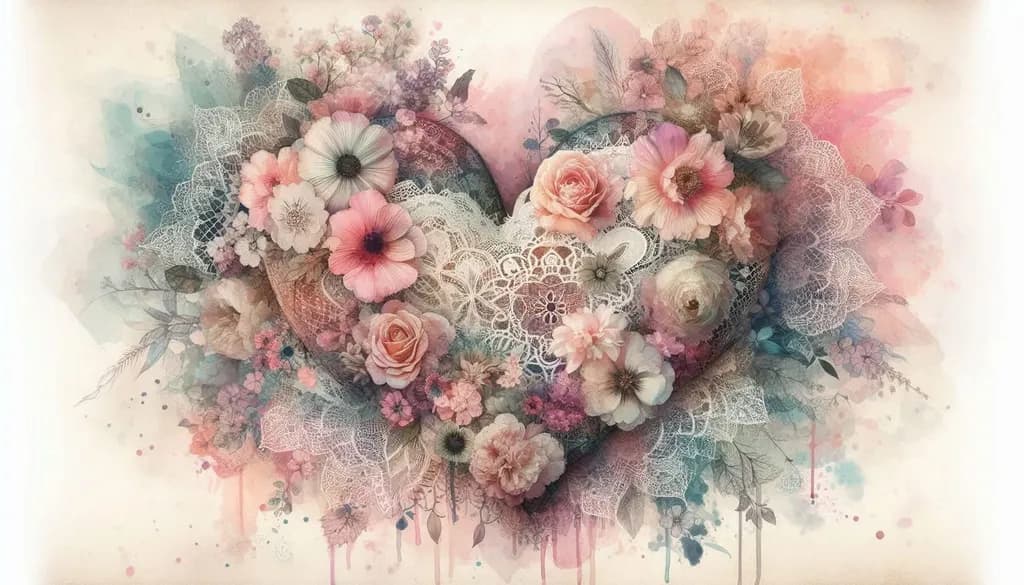 Floral Heartlace