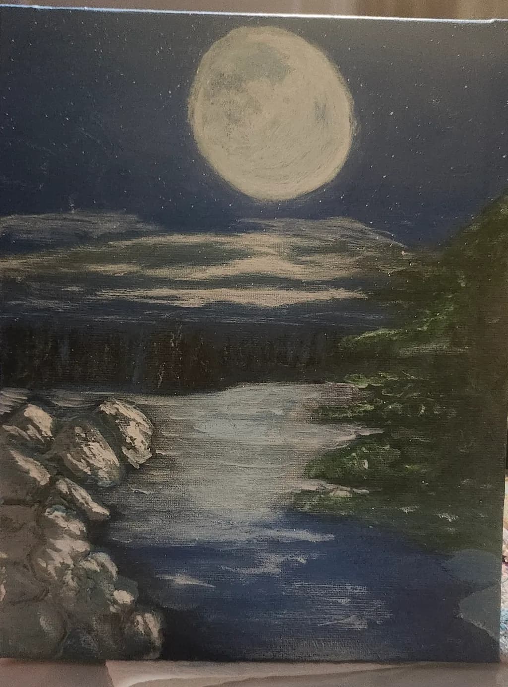 Moonlit Riverbend