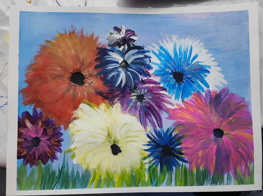 Colorful Garden Blooms