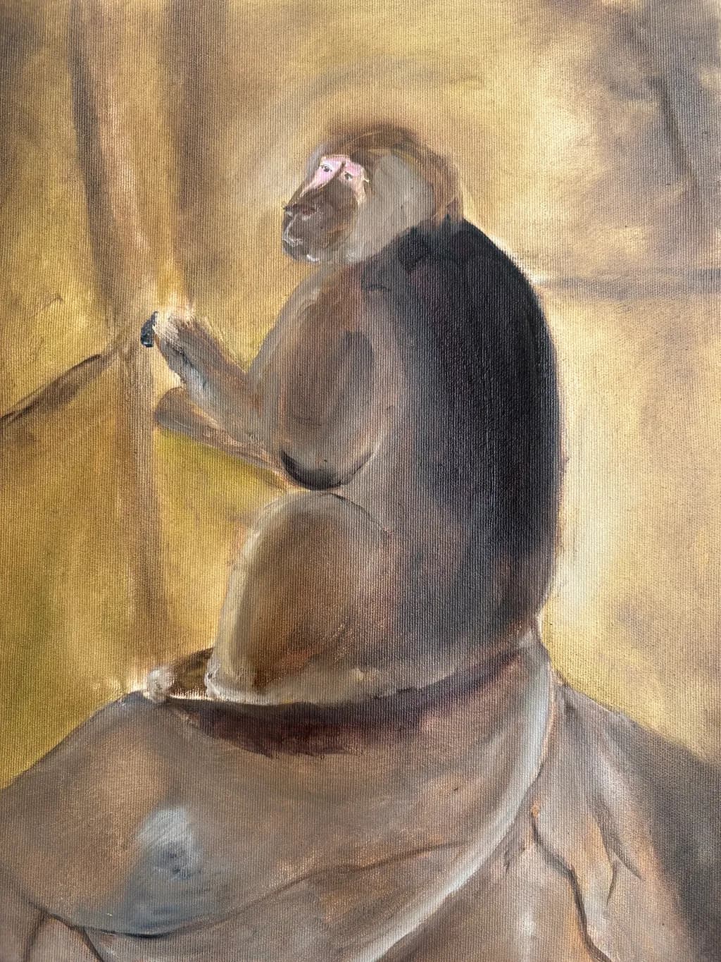Contemplative Baboon