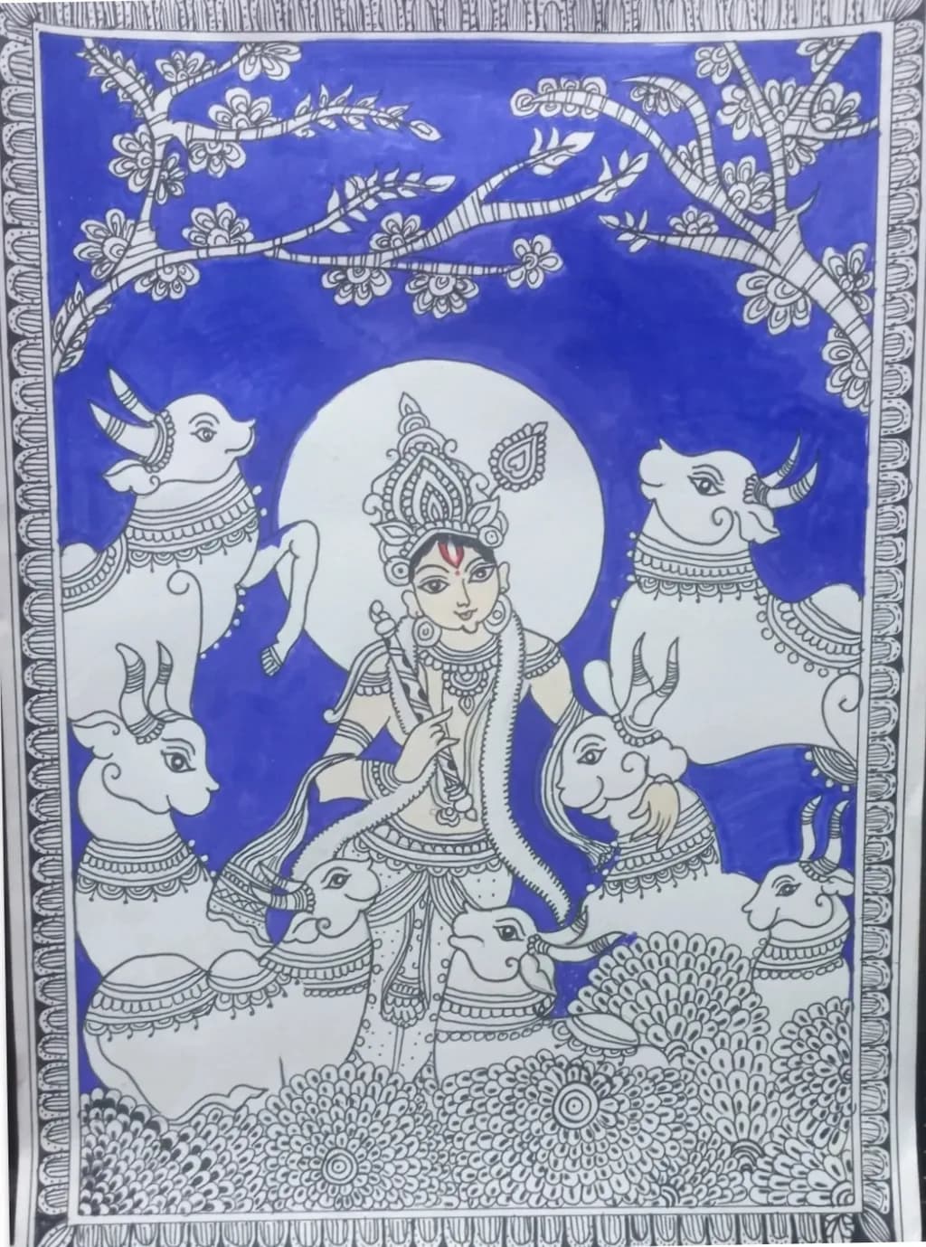 Krishna Among Cows