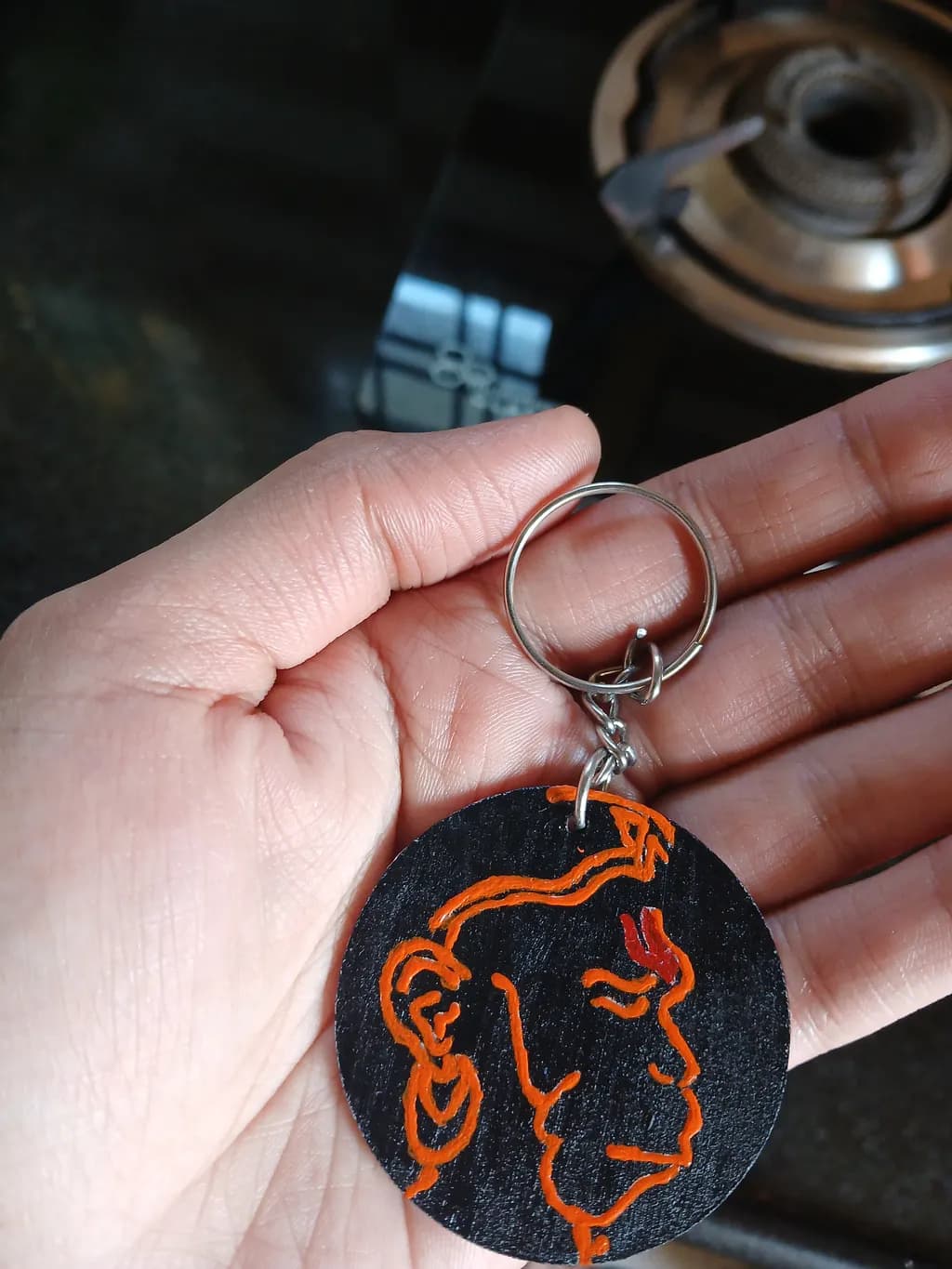 Hanuman Outline Keychain