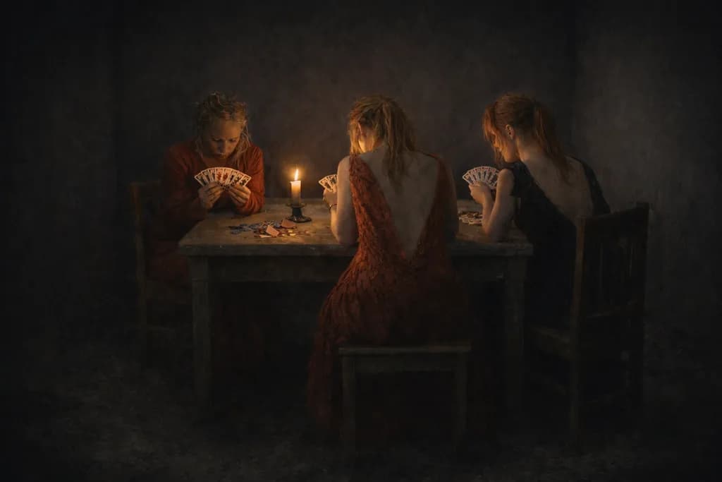 Candlelit Card Game