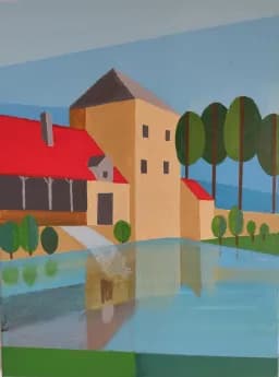 Riverside Village Reflections