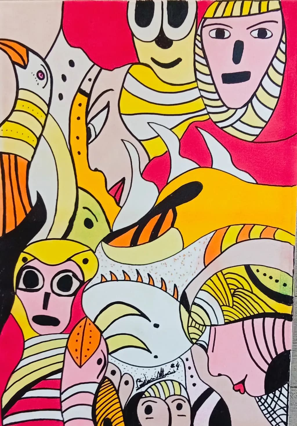 Colorful Fusion Faces