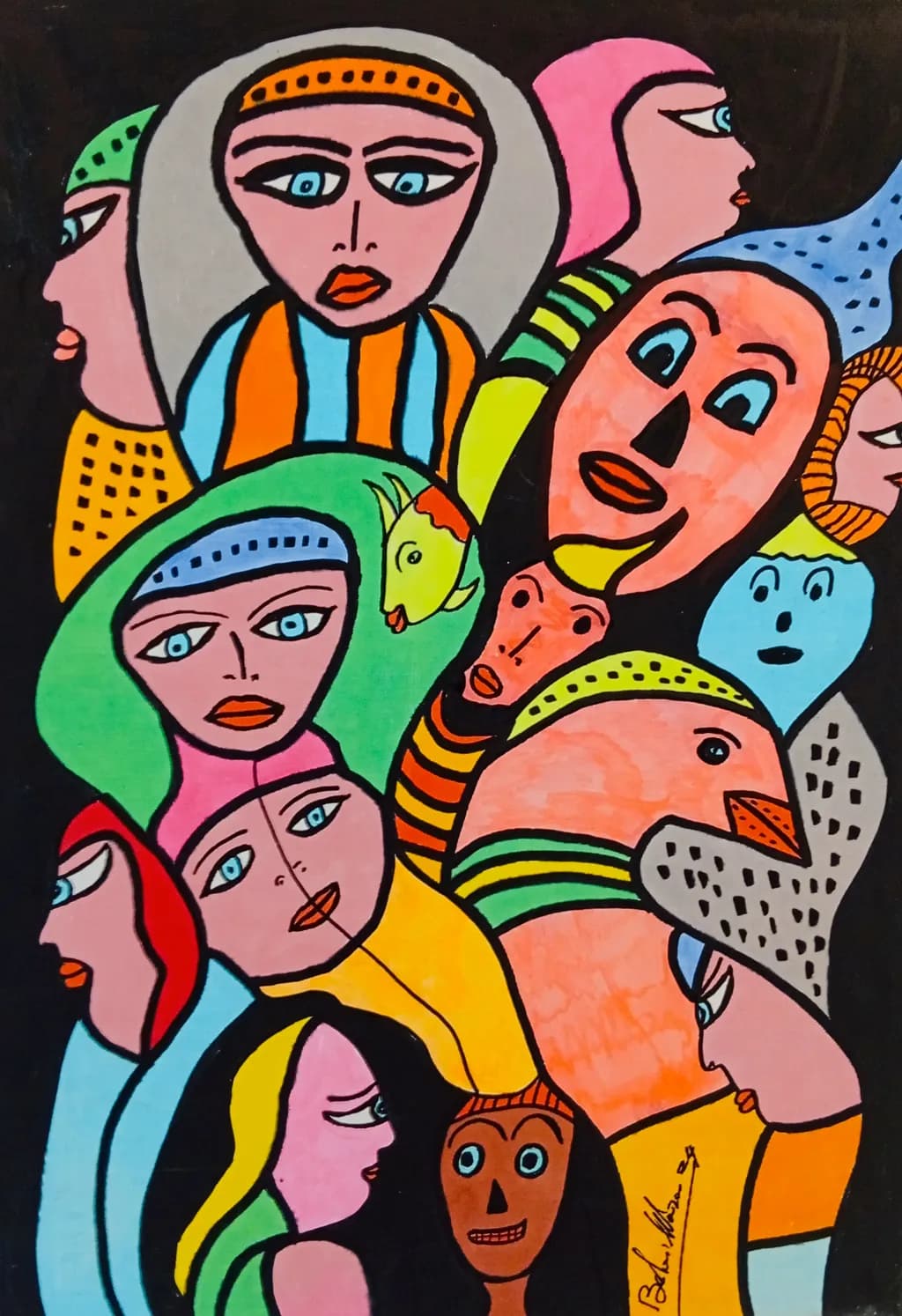 Faces in Flux