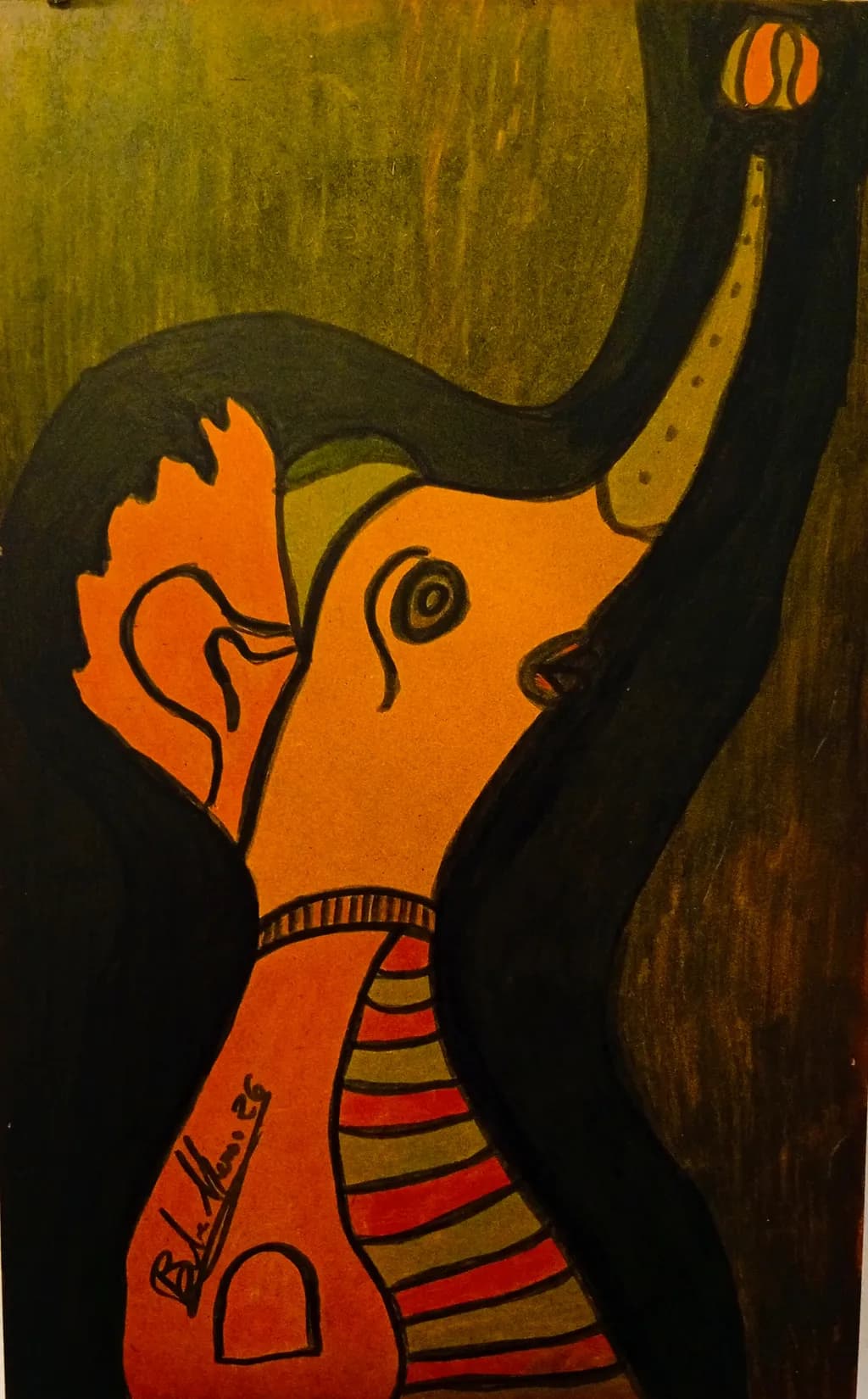 Abstract Elephant Form