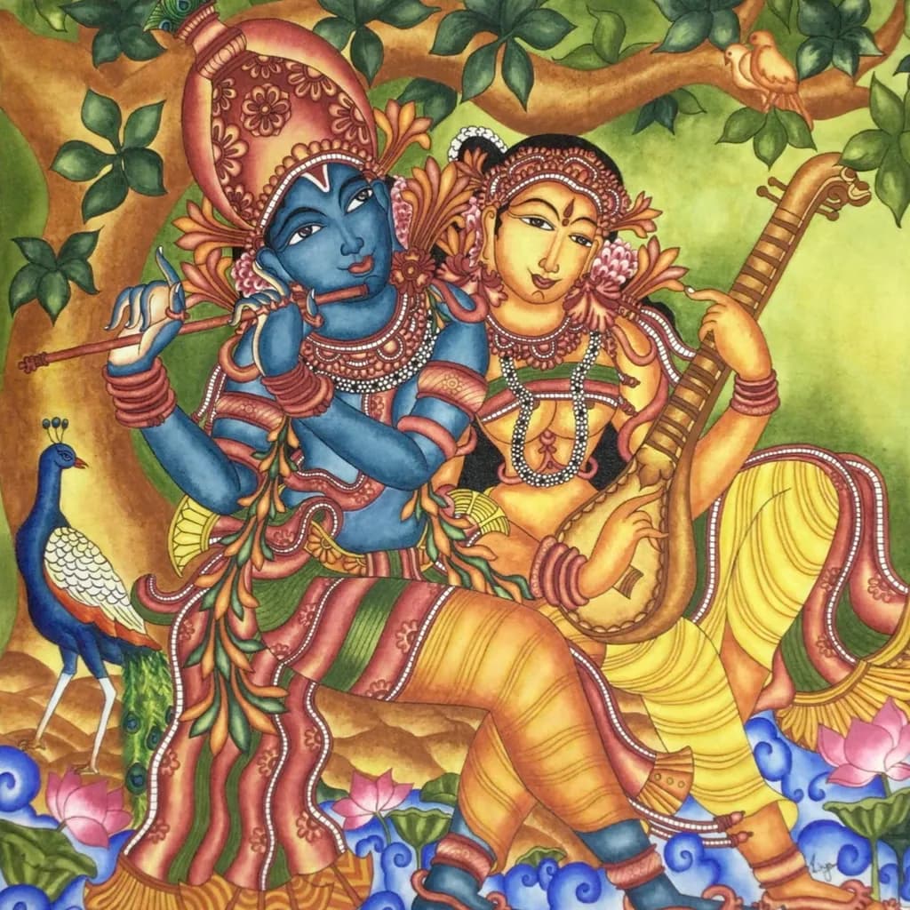 Melody of Krishna and Radha