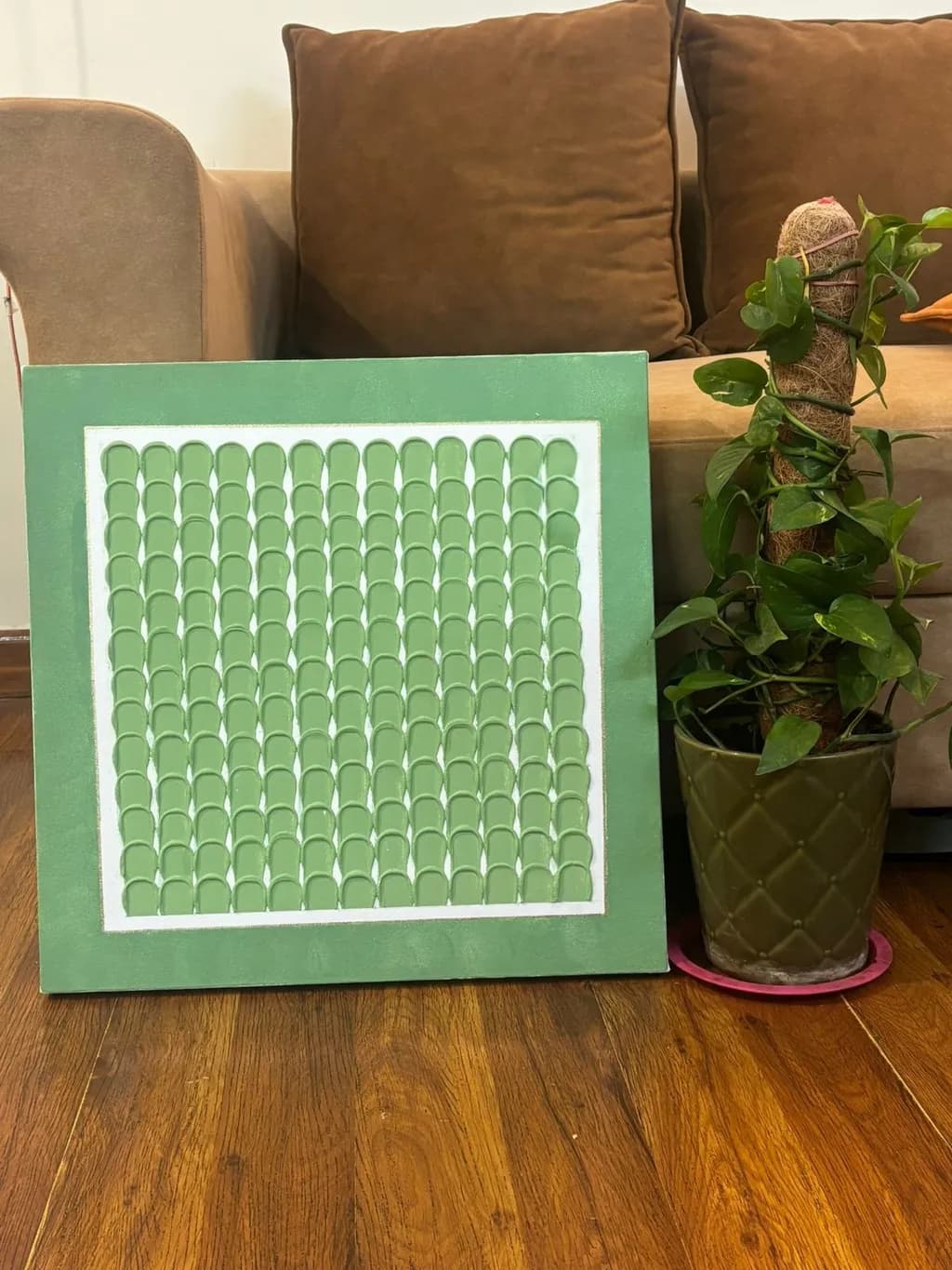 Green Mosaic Grid