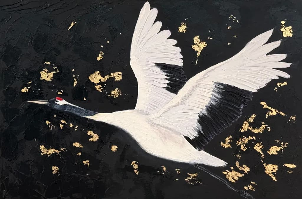 Gilded Crane Flight