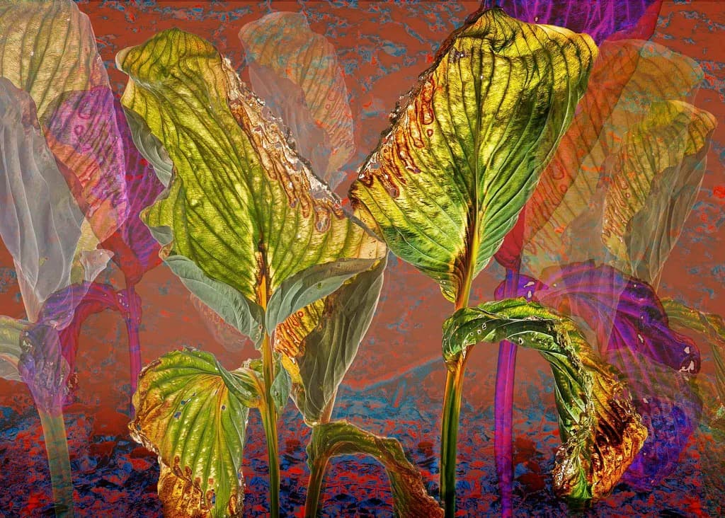 Hosta Collage