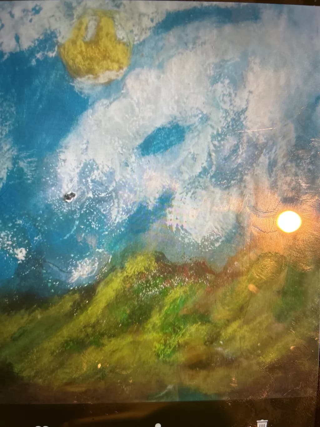 Sunlit Hillscape