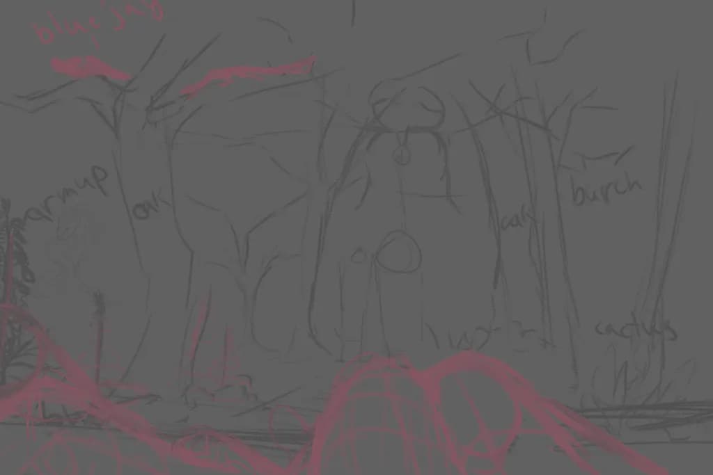Verrallier 1st sketch, 2 minutes