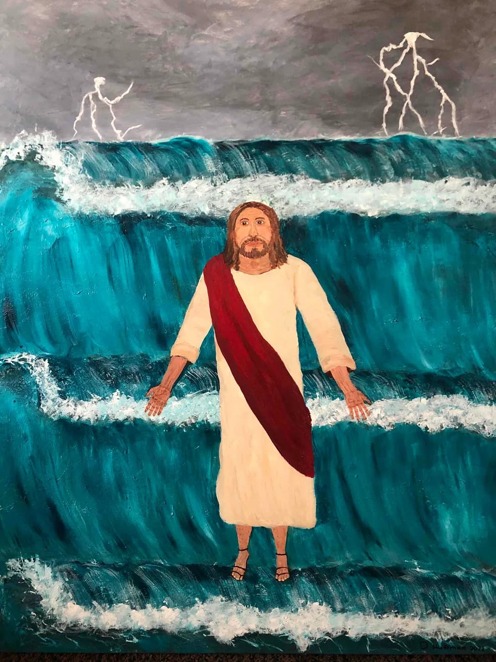 Walking on Stormed Waters