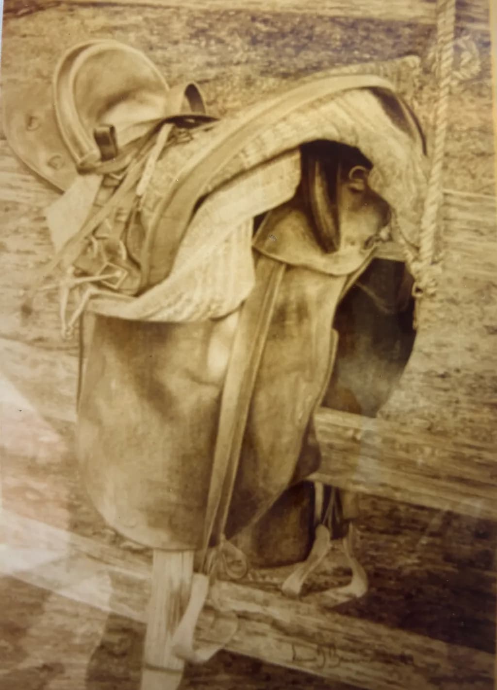 Rustic Western Saddle