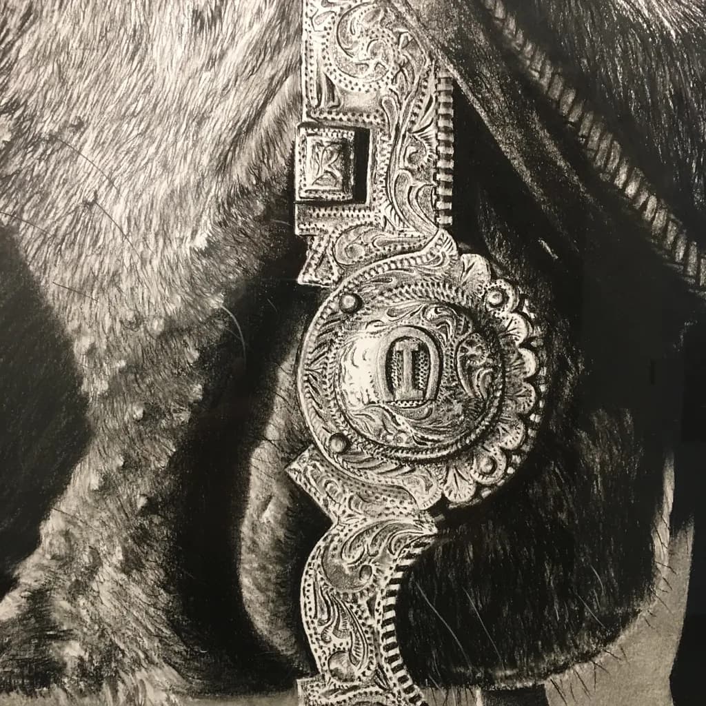 Engraved Brass Harness