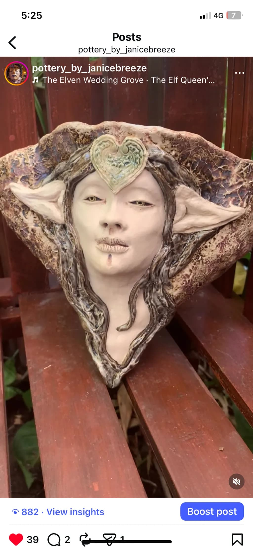 Heartbound Elf Sculpture