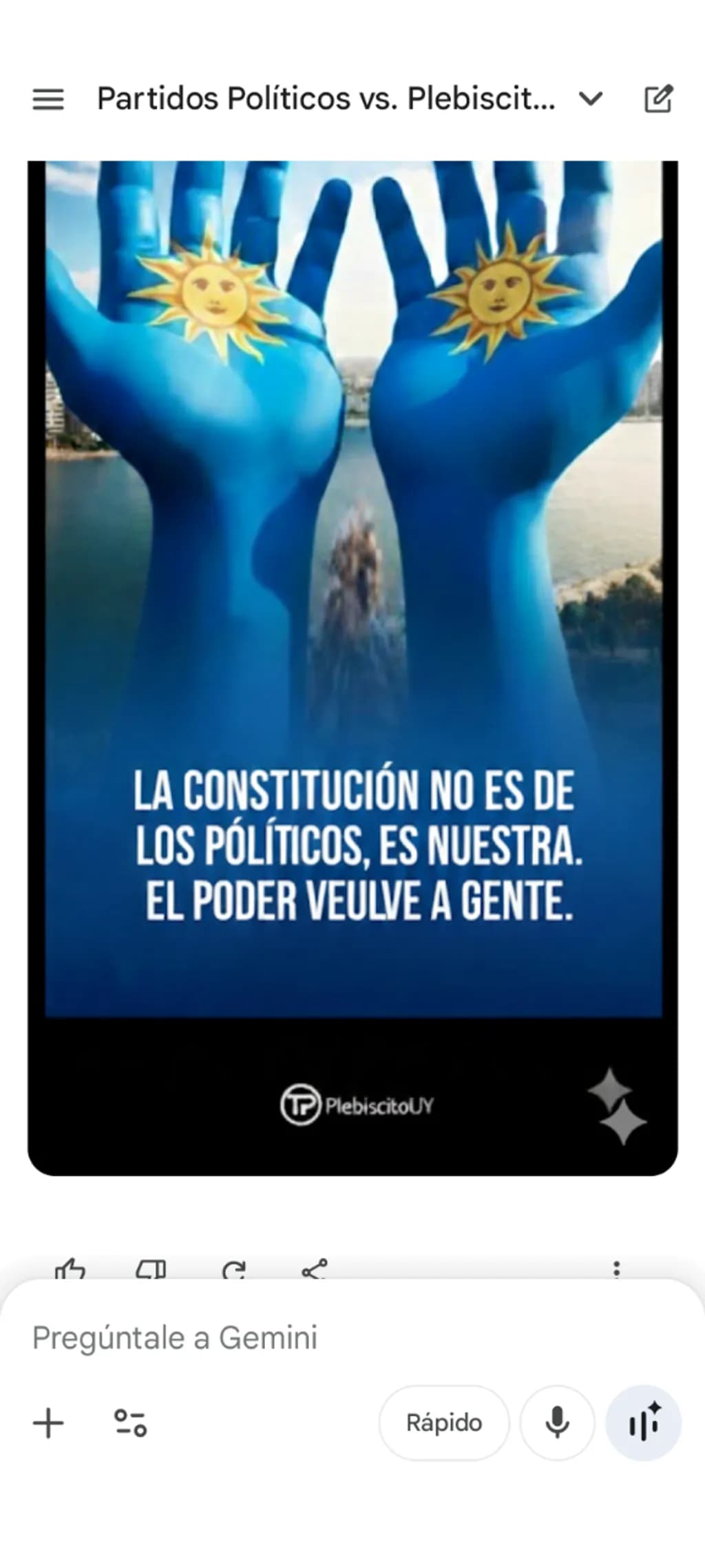 Hands of Uruguay